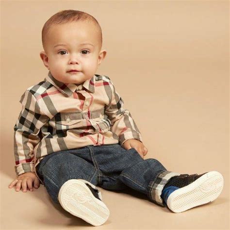 boys kids burberry shirt|burberry denim pants baby.